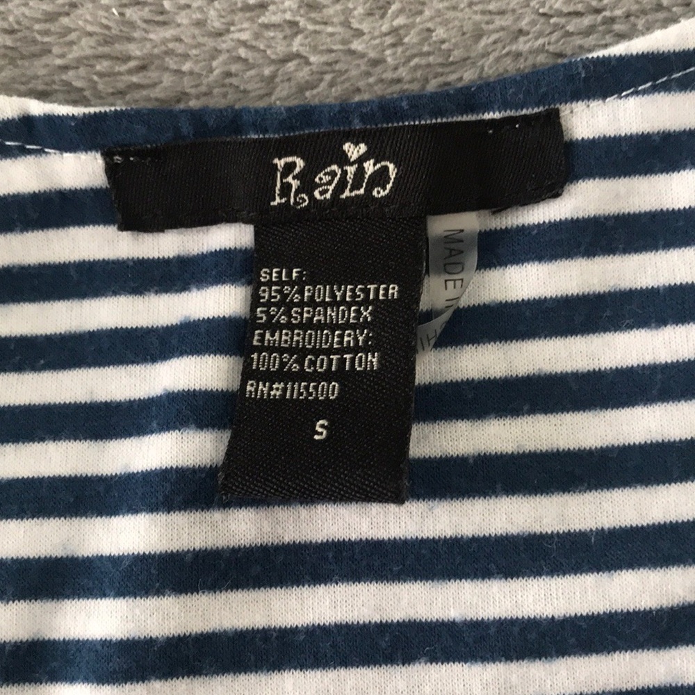 Blue & White Striped Tank Top - Picture 4 of 6